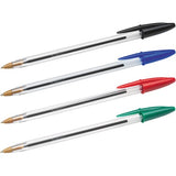 BIC Cristal Original Ballpoint Pens Assorted Box of 4