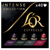 L'OR Intense Assortment X40 Coffee Pods