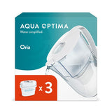 Aqua Optima Oria 28L Water Filter Jug 3 Month Pack