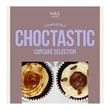 M&S 4 Chocolate & Caramel Cupcakes
