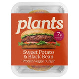 Plants Sweet Potato Black Bean  Chipotle Protein Veggie Burger