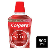 Colgate Max White Expert Teeth Whitening Mouthwash Alcohol Free