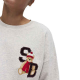 M&S Womens Spencer Bear Pyjama Set, Size 18, Grey