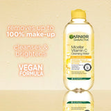 Garnier Micellar Vitamin C Water For Dull Skin Brightening Face Cleanser