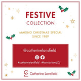 Catherine Lansfield Christmas Stripe Double Duvet Set