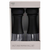 M&S Collection Salt & Pepper Mills, One Size, Black
