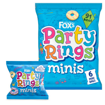 Fox's Party Rings Minis 6 x 21g