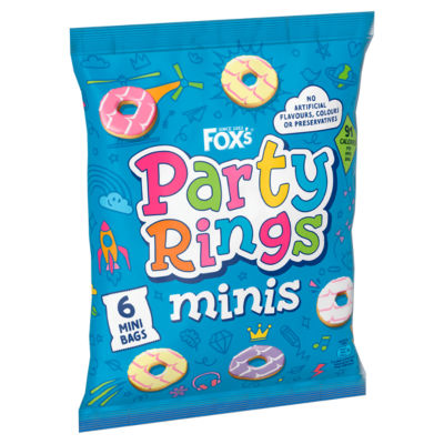 Fox's Party Rings Minis 6 x 21g