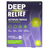 Deep Relief Actiflex Patch Bionovex Oil & Hyaluronic Acid 4 Drug Free Patches