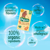 Organix Gruffalo Biscuits Organic Cocoa & Vanilla Toddler Snacks Multipack