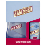 Jam Shed Wine  Stemless Glass