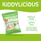 Kiddylicious Apple & Carrot Melty Buttons 5 x 6g (30g)