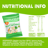 Kiddylicious Apple & Carrot Melty Buttons 5 x 6g (30g)
