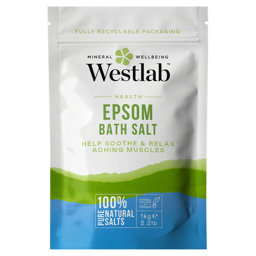 Westlab Pure Mineral Bathing Epsom Salt GOODS ASDA   