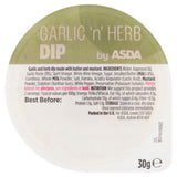 ASDA Garlic n Herb Dip 30g