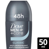 Dove Men+Care Antiperspirant Roll On Classic 50 ml