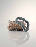 5pk Mulberry Silk Slim Scrunchies