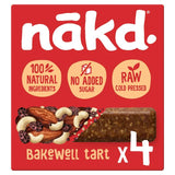 Nakd Bakewell Tart Raw Fruit  Nut Bar 4x35g