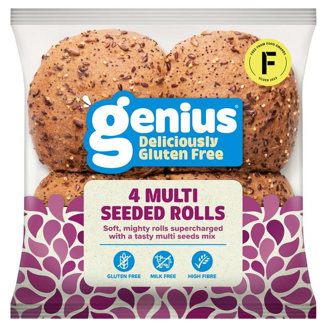 Genius Multi Seeded Rolls x4