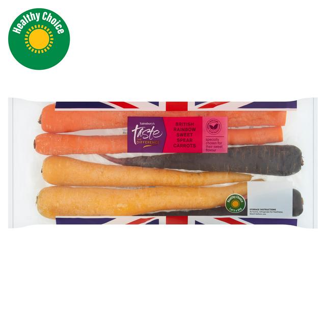 Sainsburys Rainbow Carrots 450g