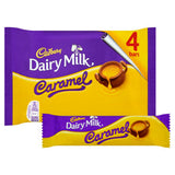 Cadbury Caramel Milk Chocolate Bars 4 Pack
