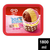 Walls Soft Scoop Ice Cream Dessert Neapolitan 18 L