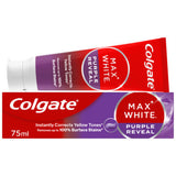 Colgate Max White Purple Reveal Instant Teeth Whitening Toothpaste