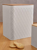 Maison by Premier Cream Rhombus Storage Canister