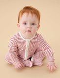 Cotton Blend Zip Sleepsuit (0-24 Mths)