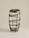 Medium Check Glass Vase