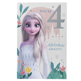 Disney Frozen 4th Birthday Card