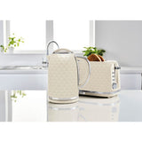 George Home Cream Textured Fast Boil Kettle 1.7L
