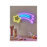 George Home Neon-Effect Shooting Star Light