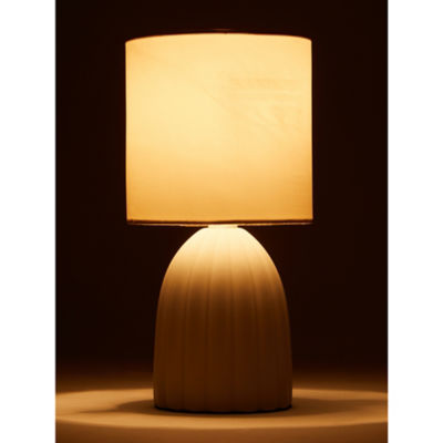 George Home Cream Mini Scallop Table Lamp
