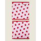 George Home Pink Strawberry Cube Storage - Set of 2