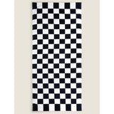 George Home Black & White Checkerboard Printed Cotton Towel