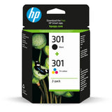 HP 301 Black & Colour Ink Cartridge
