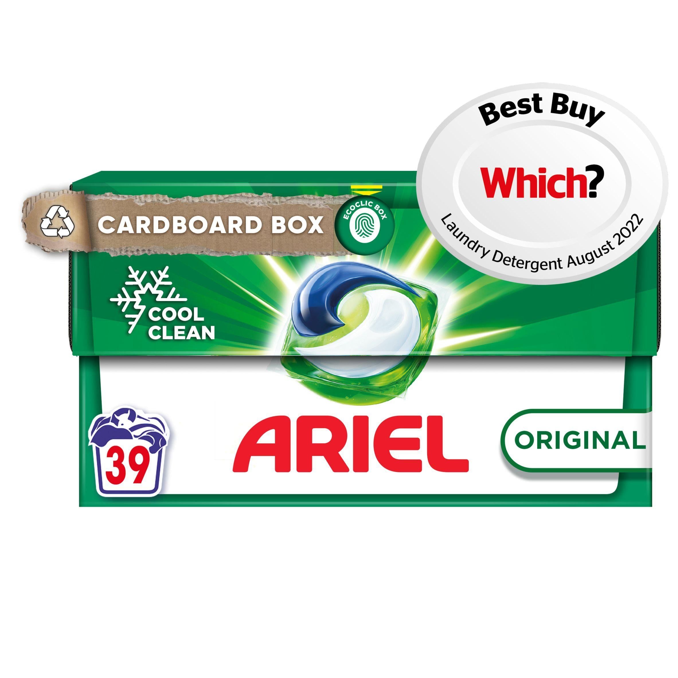 Ariel All-in-1 Pods Washing Liquid Capsules 39 Washes - McGrocer