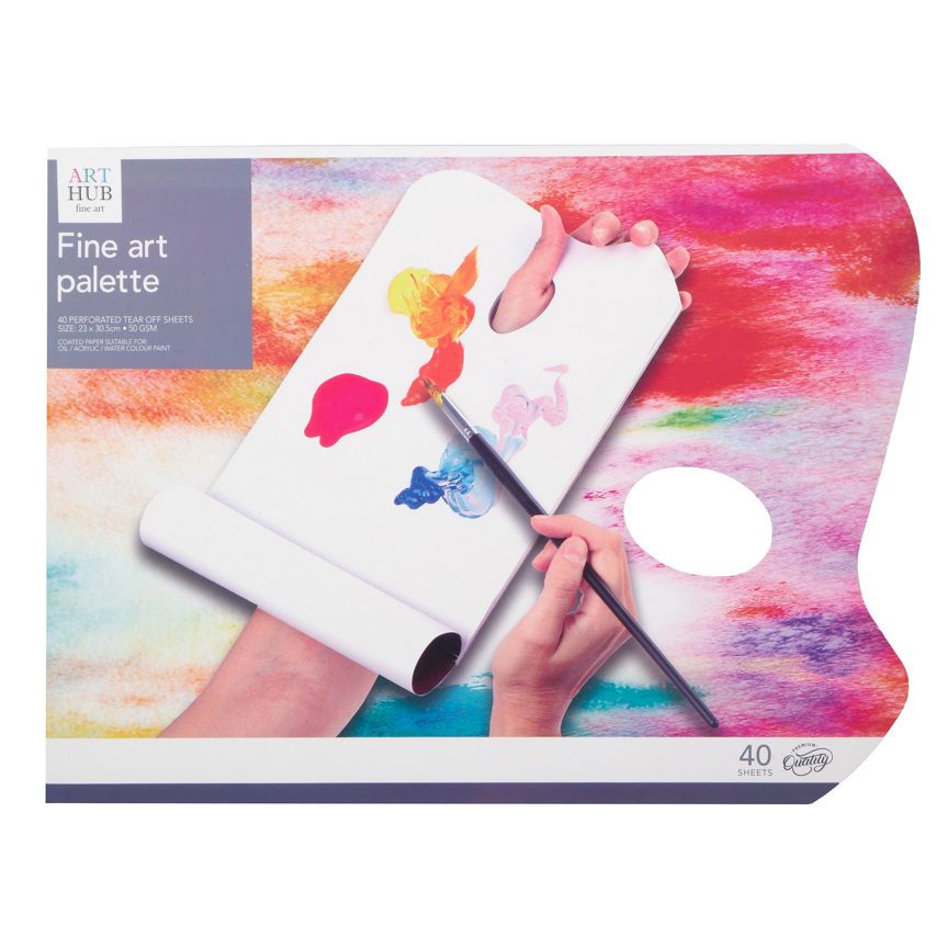 Art Hub Paint Palette Paper - McGrocer