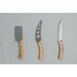 Artesa Cheese Knives with Acacia Wood Handles   3 per pack - McGrocer