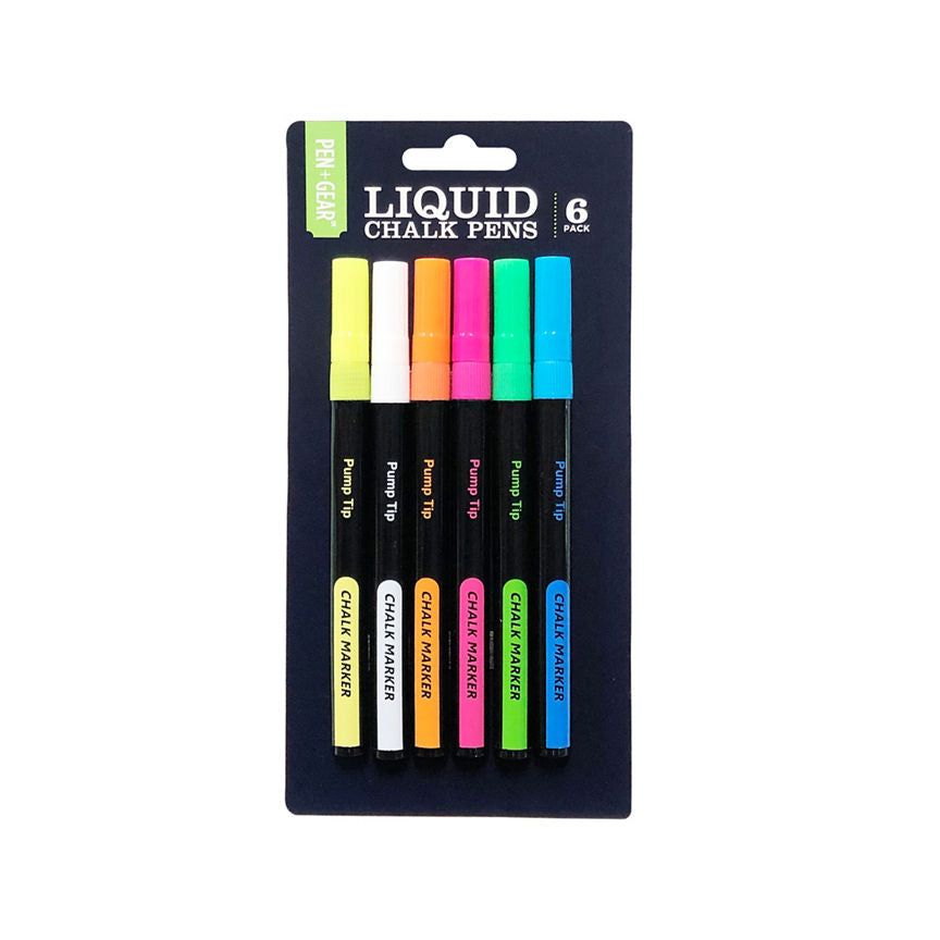 ASDA Liquid Chalk Pens 6 Pack - McGrocer