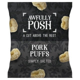Awfully Posh Simply Salted Pork Puffs   30g - McGrocer