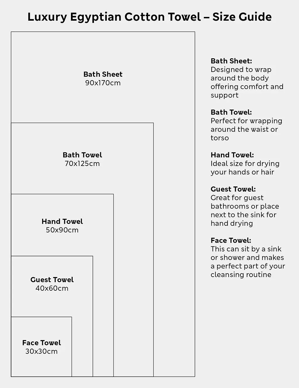 Luxury Egyptian Cotton Towel