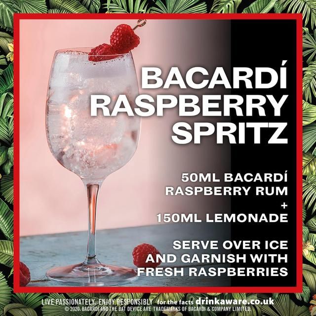 Bacardi Raspberry Rum   70cl - McGrocer
