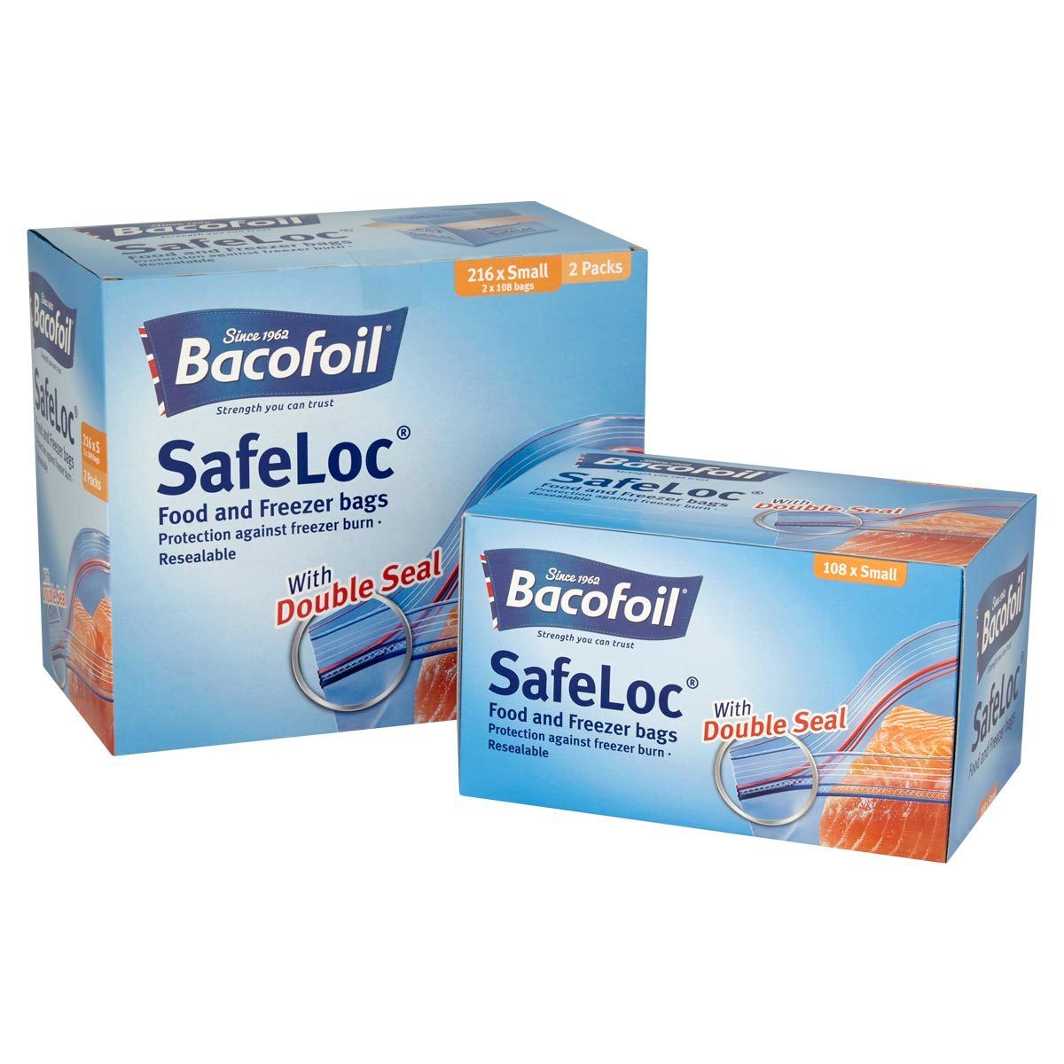 Bacofoil Safeloc® Food and Freezer Small Bags, 216 Pack - McGrocer