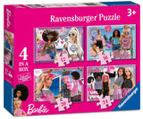 Barbie 4 in a Box Jigsaw Puzzles - McGrocer