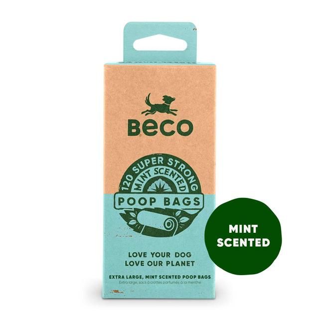 Beco Dog Poop Bags Mint Scented   120 per pack - McGrocer