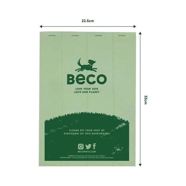 Beco Dog Poop Bags Mint Scented   120 per pack - McGrocer