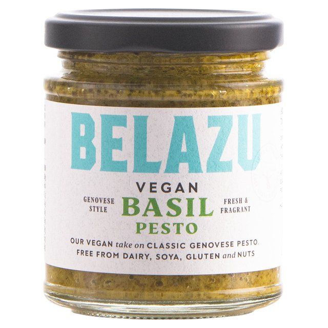 Belazu Vegan Basil Pesto   165g - McGrocer