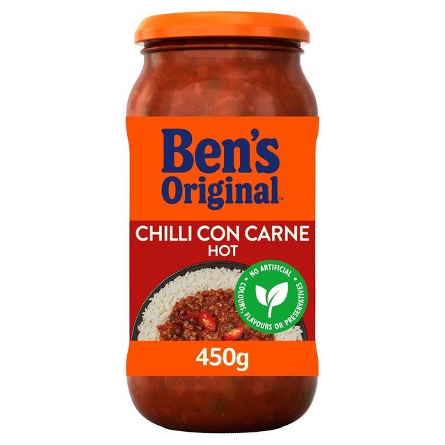 Ben's Original Hot Chilli Con Carne Sauce   450g - McGrocer